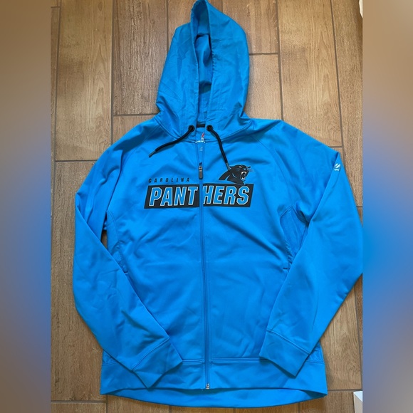 Carolina Panthers Zip Hoodie, men’s L - Picture 5 of 7